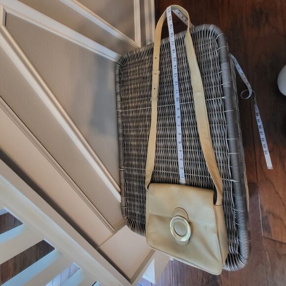 Vintage Bechamel Genuine Leather Crossbody Bag Upcycled - Picture 10 of 15